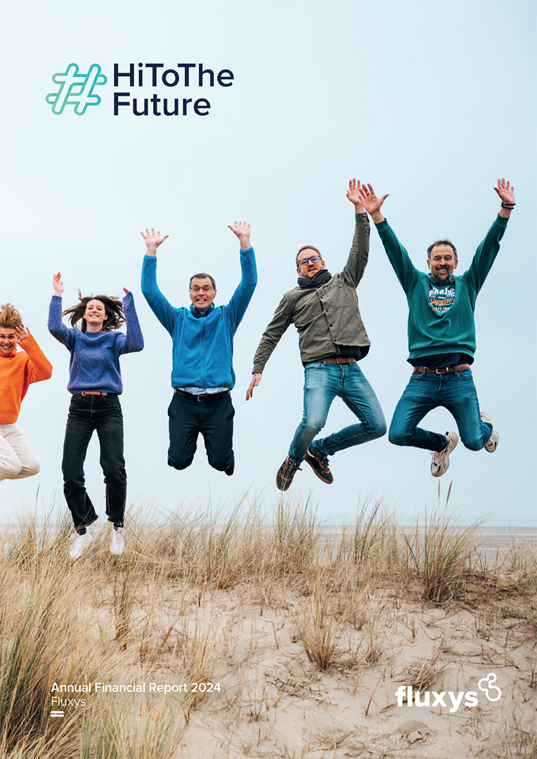 Fluxys Group annual report 2024 cover.